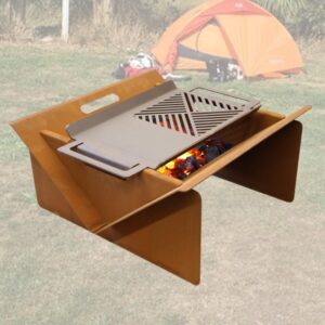 portable campfire grill
