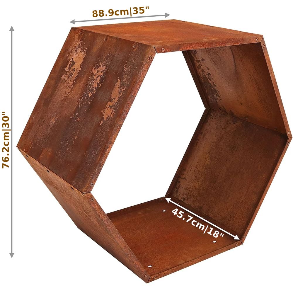Firewood Holder | Fireplace Log Holder | Rusted Wood Rack 17 rustic fire wood holder for indoor and outdoor